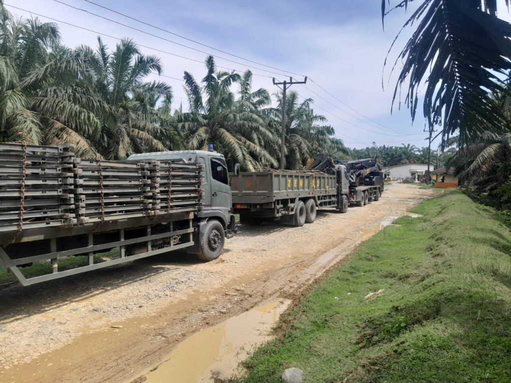 TNI AD Turun Tangan Pulihkan Infrastruktur Pascabencana