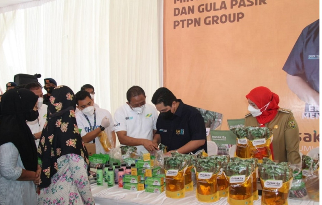 Jaga Kestabilan Harga Kementerian BUMN - PTPN Group Gelar Pasar Murah