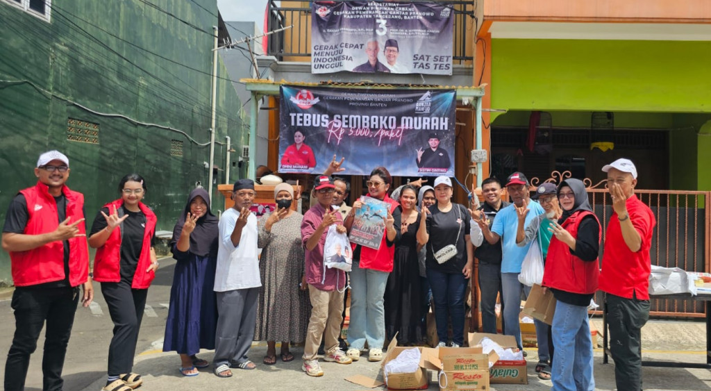 GPGP Banten Gelar Canvassing Tebus Murah Sembako di Tangerang