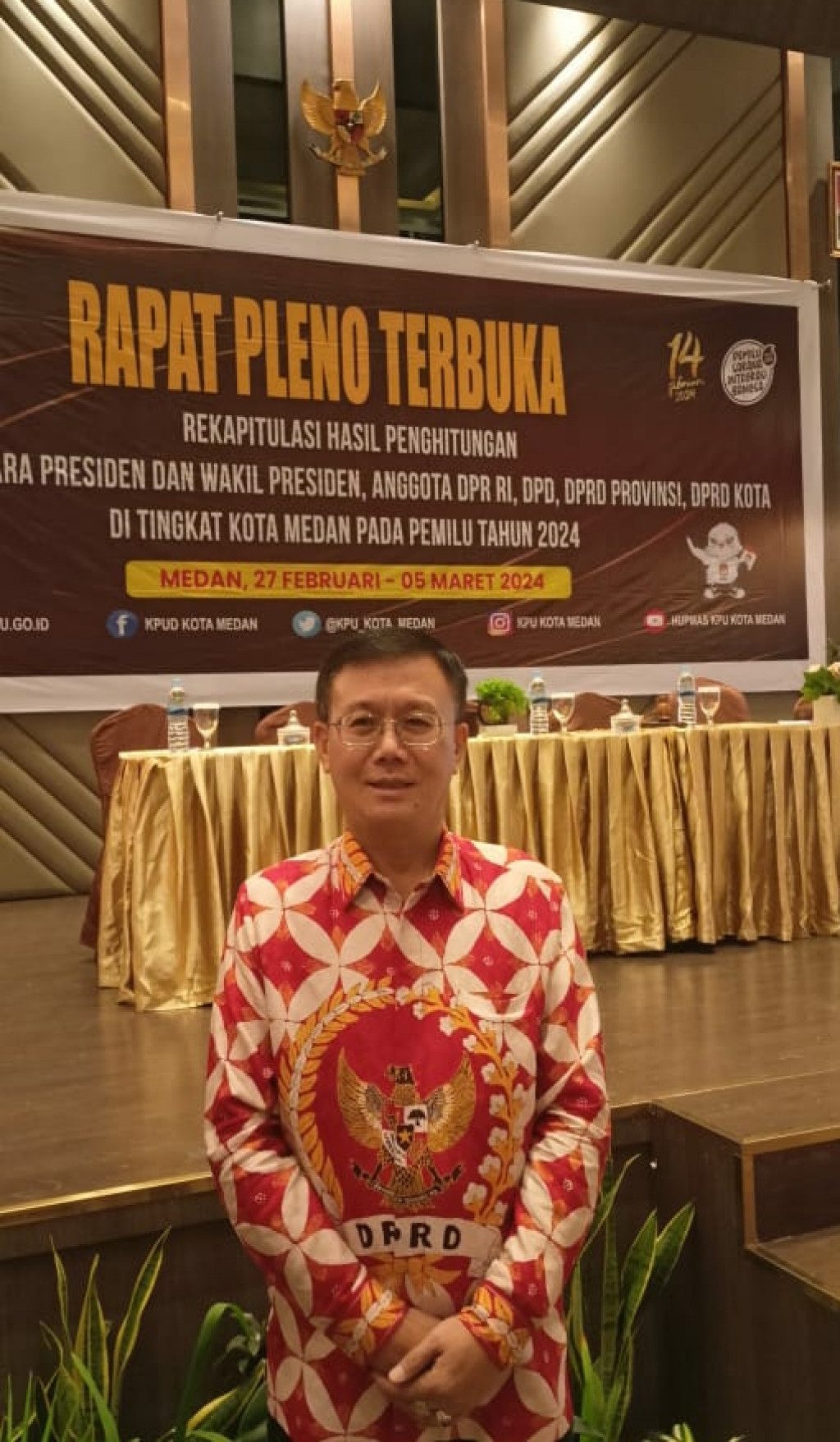 Hasyim: Hitungan Internal Partainya Raih 12 Kursi dan Meraih Suara Terbanyak di Kota Medan