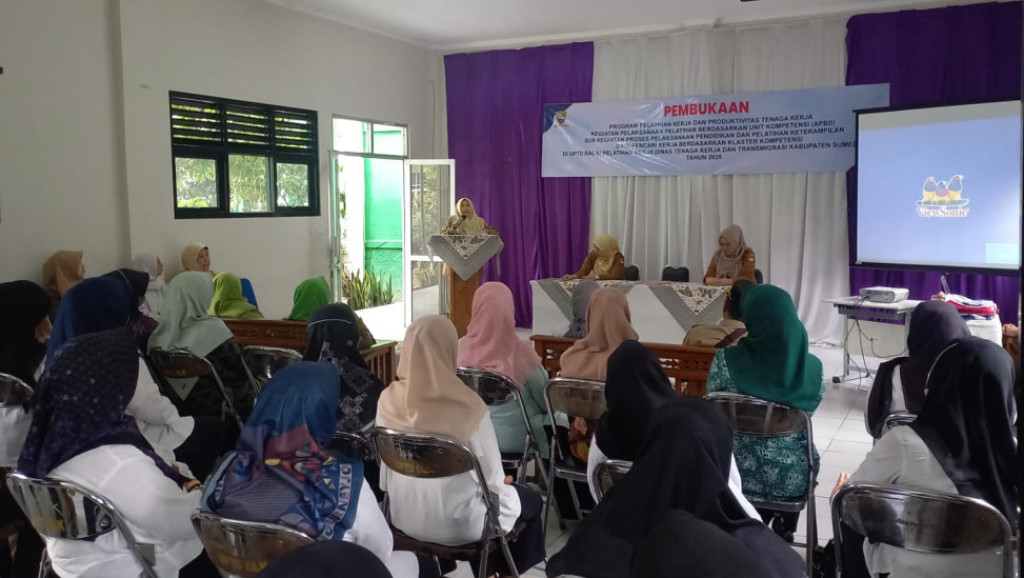 60 Peserta Ikuti Program Pelatihan Kerja Berbasis Kompetensi di Sumedang