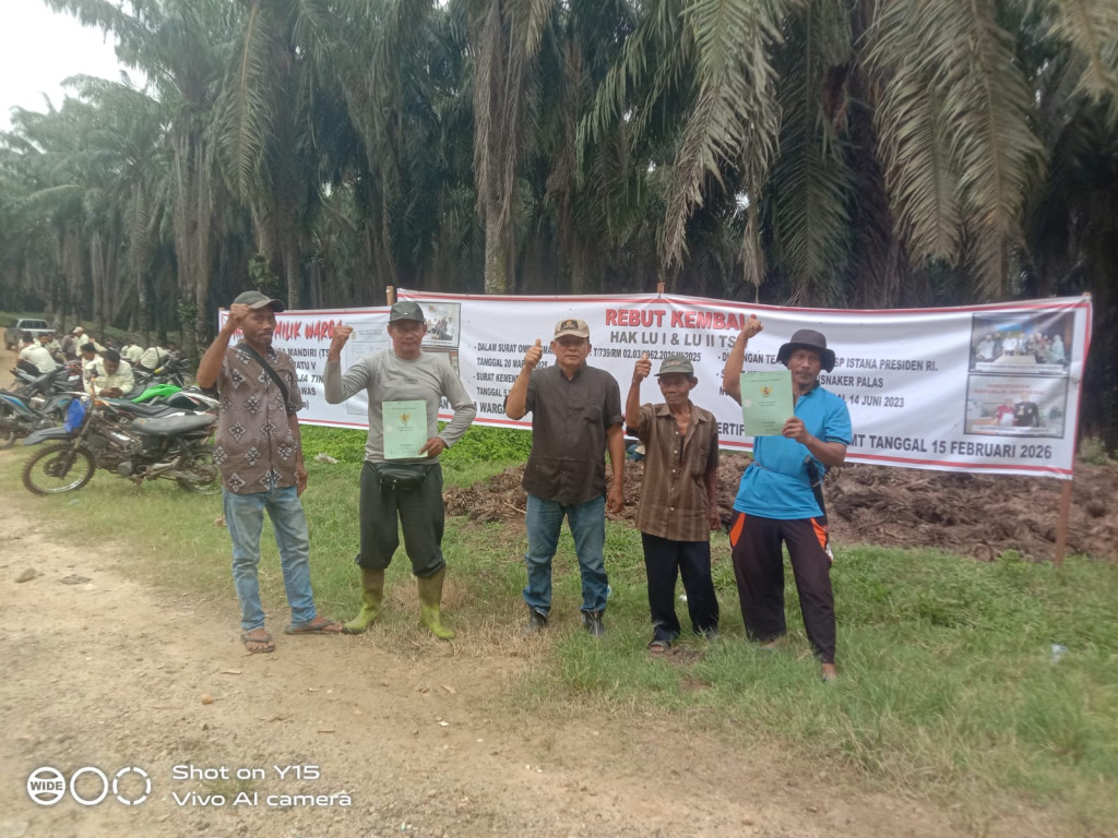 Aliansi Prabowo Gibran dan Warga Rebut Kembali Lahan PT VAL, Burhanuddin Daulay: Kita Tuntut Hak Kita Kembali.