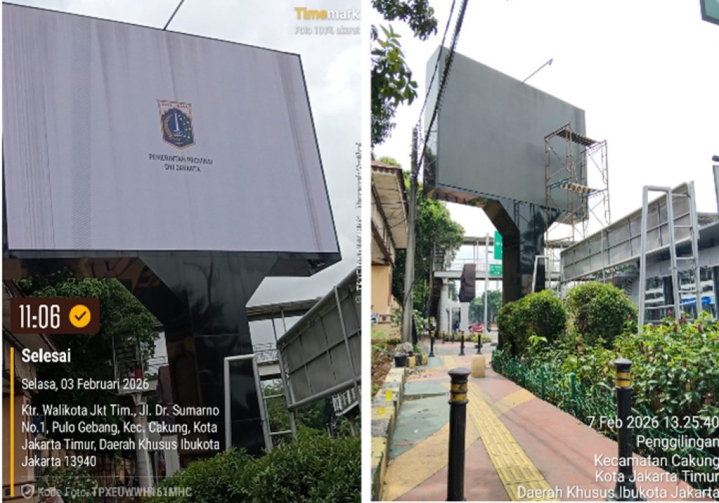 Anggarkan Rp4,5 Miliar untuk Videotron Outdoor 2025, Pemkot Jaktim Belum Beri Klarifikasi soal Temuan Disparitas Harga