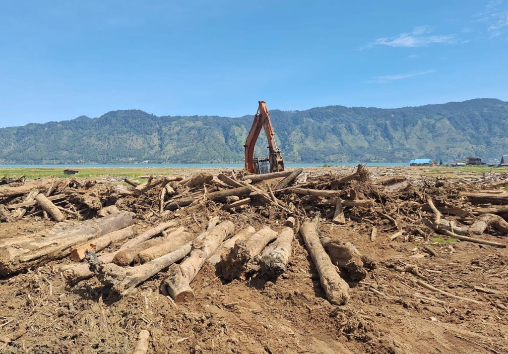 Banjir Bandang Terjang Kampung Toweren, Sawah Tertutup Kayu dan Lumpur