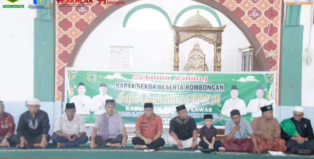 Bupati Palas PMA Safari Ramadhan di Masjid Miftahul Jannah di Desa Hutaraja Lamo Kecamatan Sosa  1447 H/ 2026 M