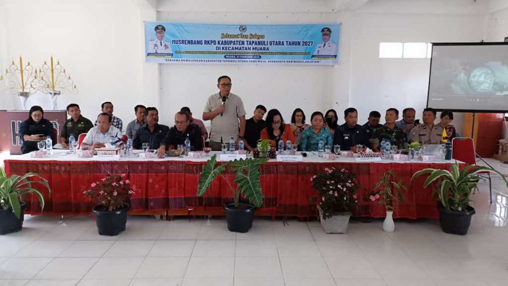 Bupati Taput Buka Musrenbang Kecamatan Muara, Tekankan Pertanian dan Pariwisata Jadi Prioritas Politik Pembangunan
