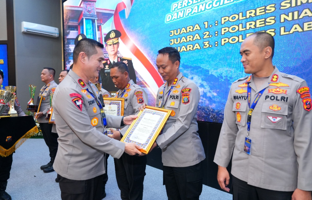 Call Center 110 Polres Nias Duduki Peringkat 2 Layanan Terbaik Tingkat Polda Sumut