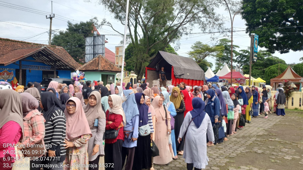 DPKP Sumedang Gelar Gerakan Pangan Murah di Darmaraja Jelang Ramadhan 1447 H