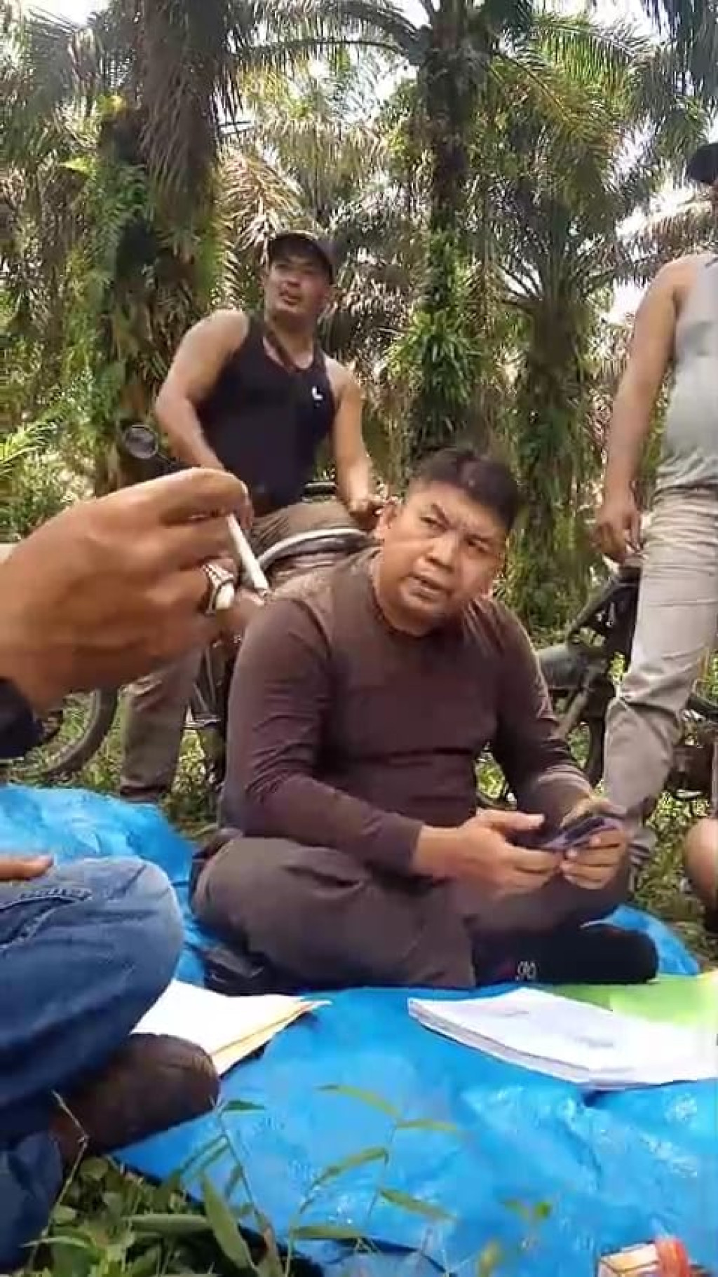 Empat Kawanan Diduga Pencuri Sawit di Inhu Terancam Bui