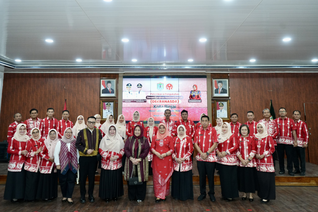 Hadiri Pelantikan Dan Pengukuhan Pengurus Dekranasda Kota Binjai Masa Bakti 2025-2030, Wali Kota Binjai Ingatkan Untuk Jadi Wadah Pembinaan Pelaku UMKM