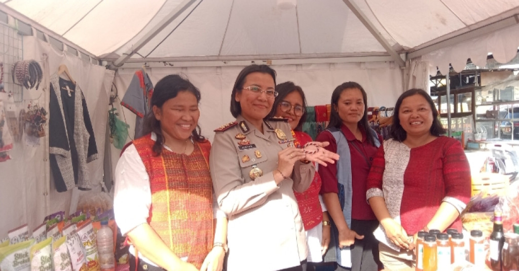 Kapolres Samosir Turut Dukung Kemajuan UMKM Kabupaten Samosir