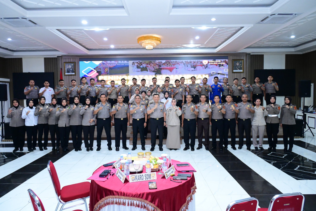 Karo SDM Polda Jambi Buka Pelatihan Peningkatan Kemampuan Operator SDM