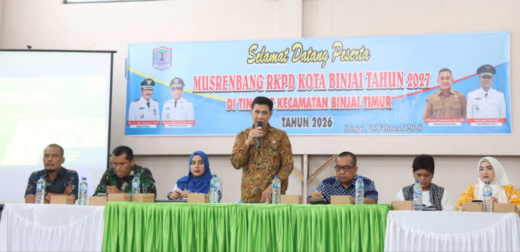 Kecamatan Binjai Timur Gelar Musrenbang RKPD Tahun 2027