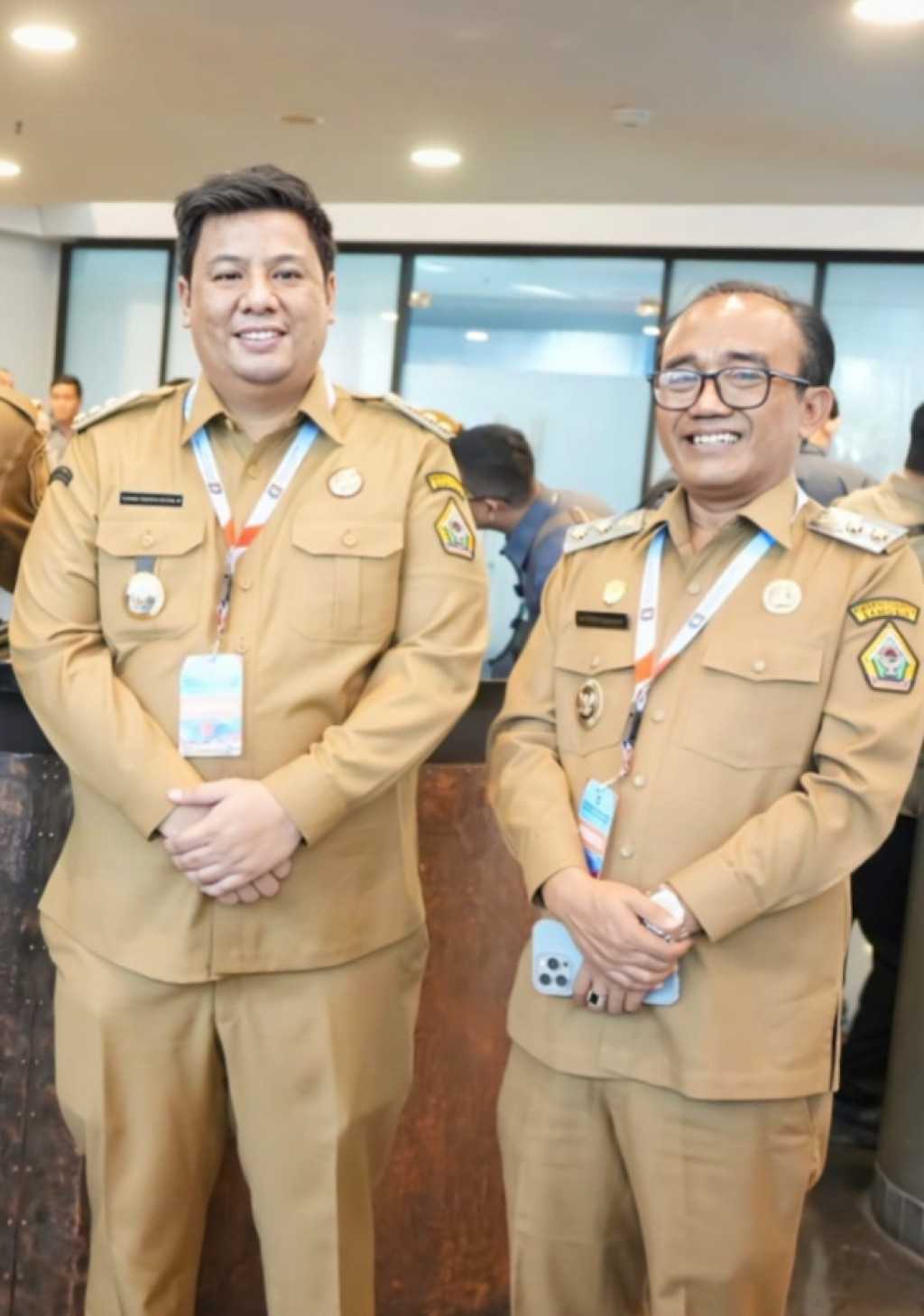 Kegiatan RAKORNAS Yang di Buka Presiden RI Turut Hadir Bupati dan Wakil Bupati Samosir