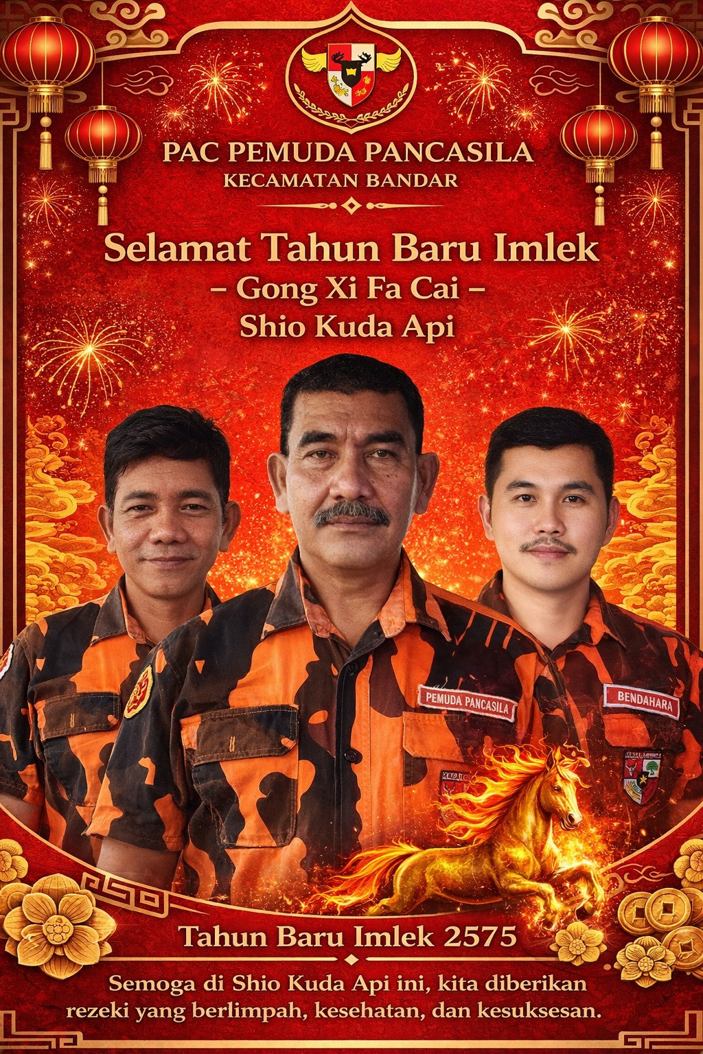 Ketua PAC PP Bandar Serukan Sambut Ramadhan 1447 H dan Imlek Dengan Kebersamaan