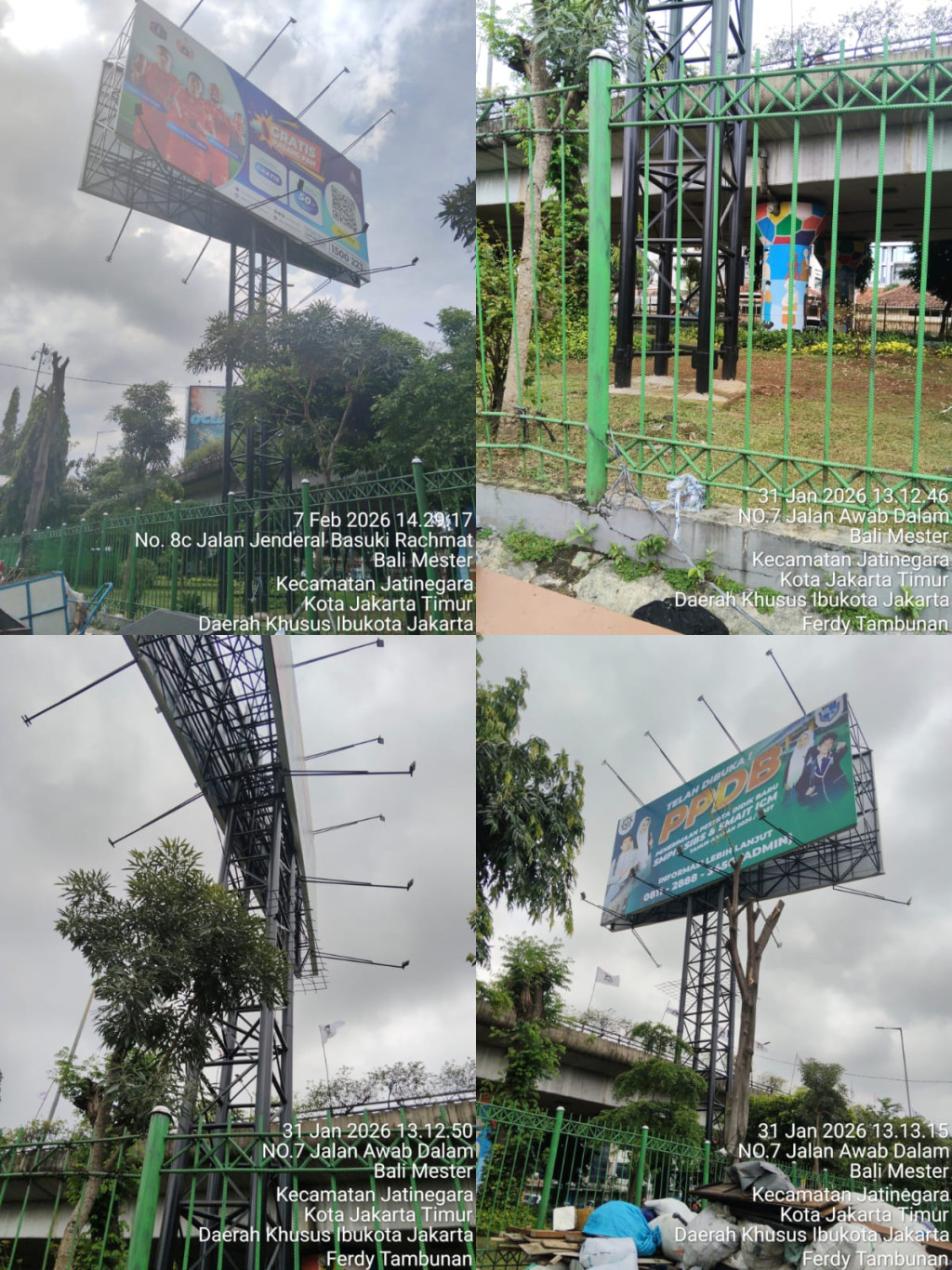 LSM-PPN Minta Satpol PP DKI Tindak Tegas Reklame Ilegal di Jatinegara