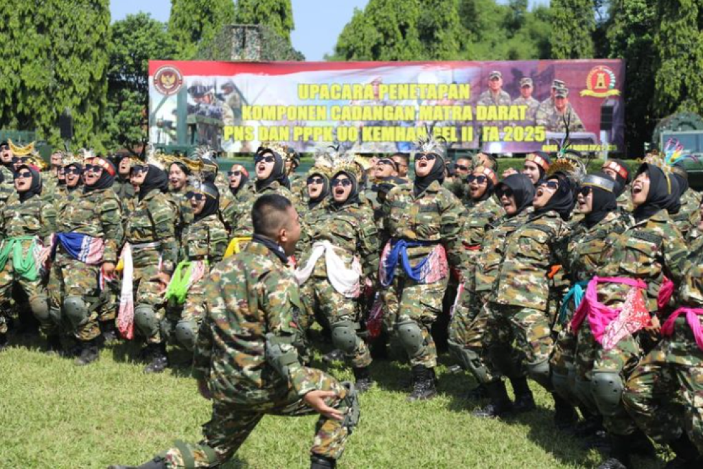 Marinir Gembleng 2.000 ASN Jadi Komcad, Materi Senjata hingga Bela Negara Disiapkan