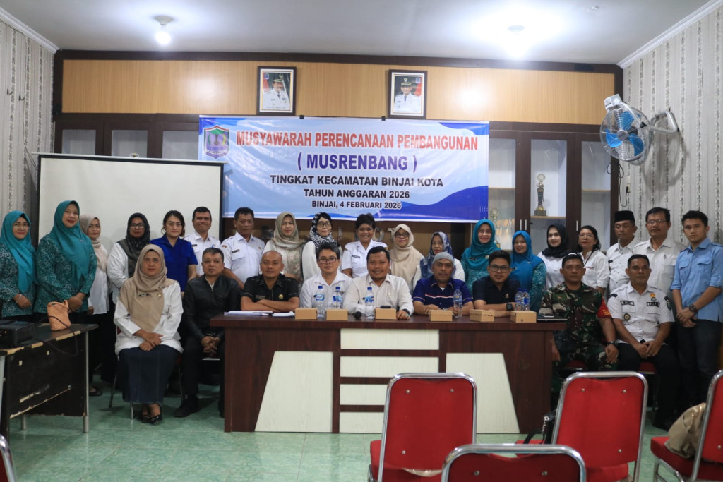Musrenbang Binjai Kota 2026 Fokus Sinkronisasi Pembangunan dan Penguatan Ekonomi