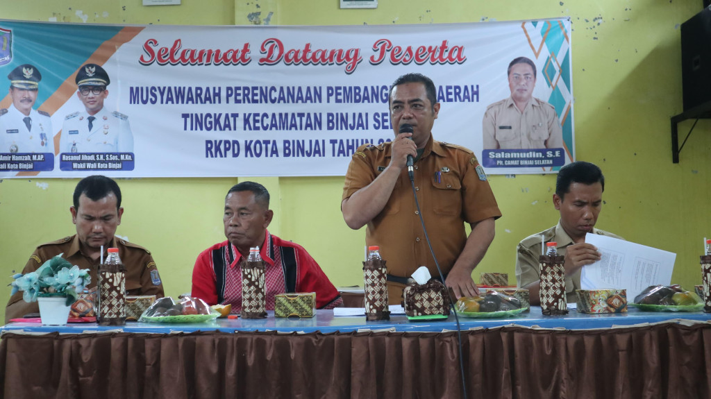 Musrenbang Kecamatan Binjai Selatan Fokuskan Usulan Pembangunan Tahun 2027