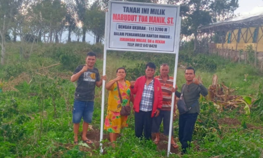 Oknum "Mafia Tanah" Coba Kuasai Tanah Milik Tokoh Nasional Djauli Manik di Dairi