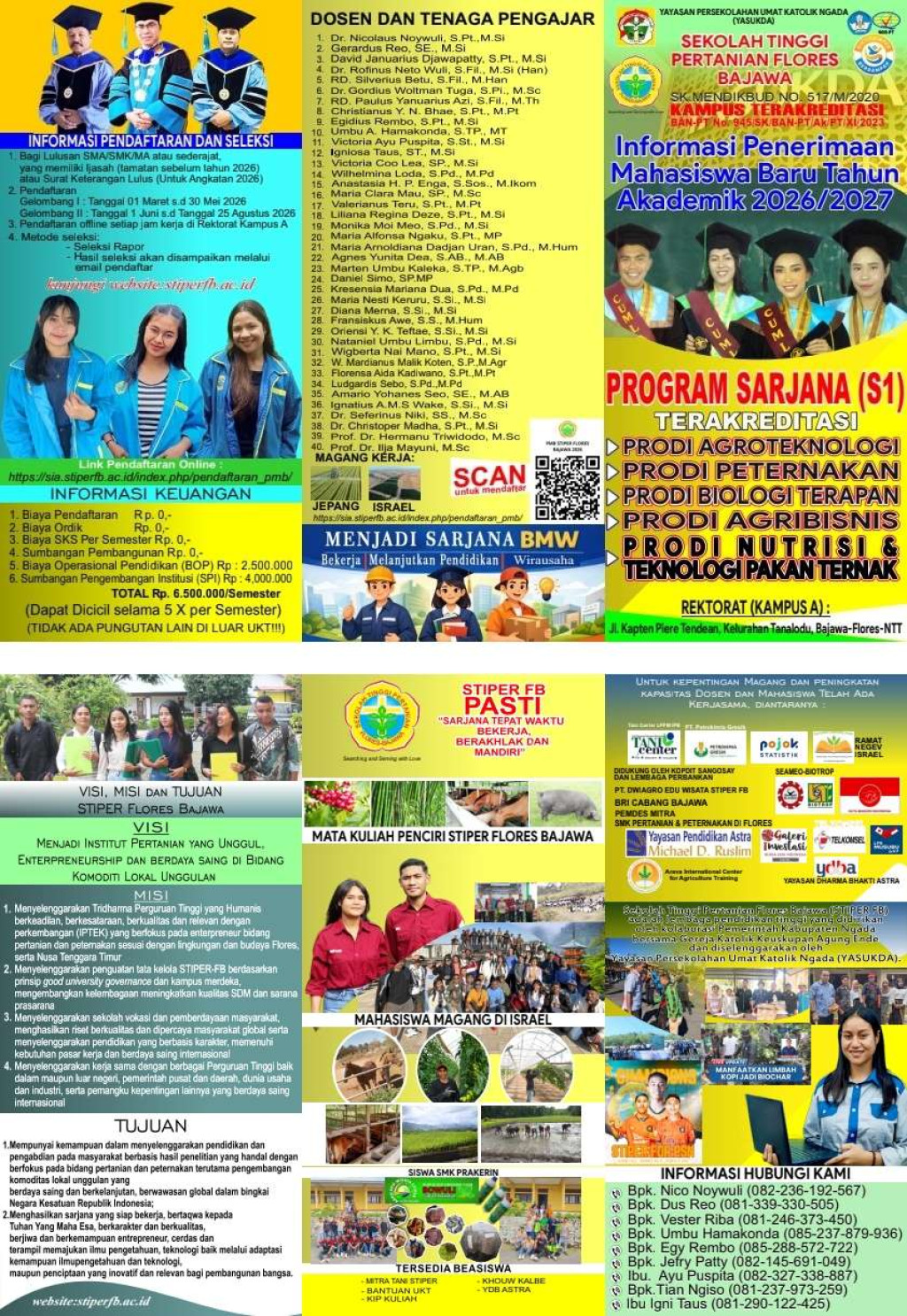 Pastikan Lulusan Siap Kerja, STIPER FB Teken PKS dengan Dua Lembaga