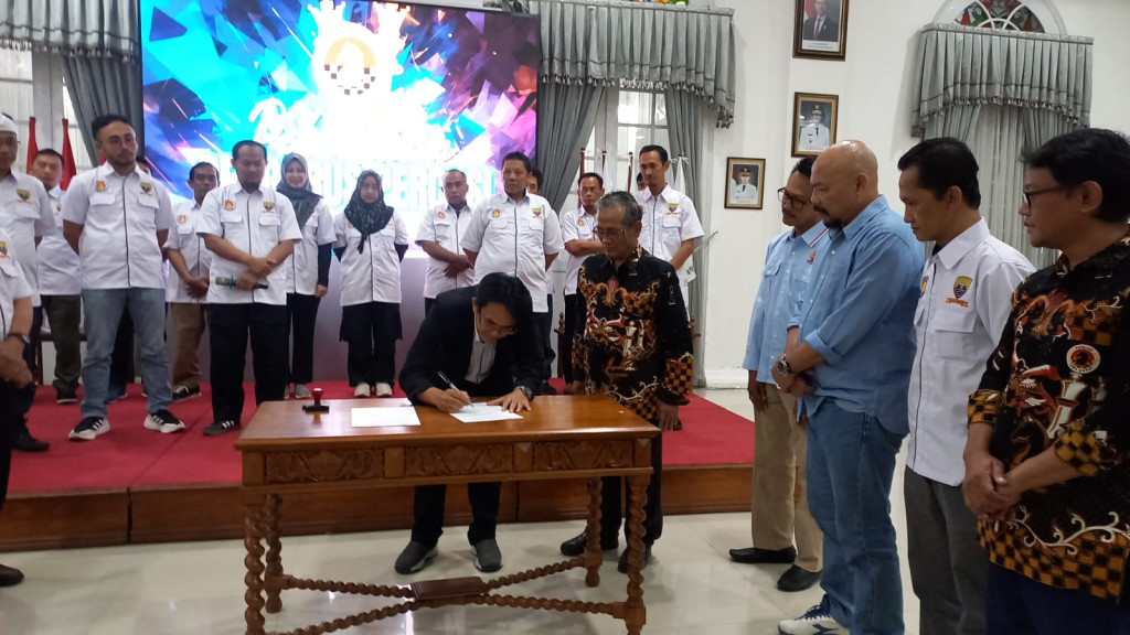Pelantikan Pengurus Percasi Sumedang 2026–2030, Kadisparbudpora Dorong Prestasi hingga Tingkat Nasional