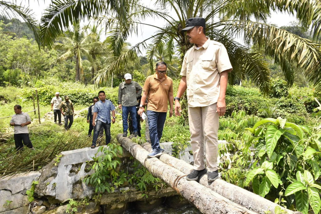 Pemkab Madina Segera Normalisasi Sungai di Simangambat