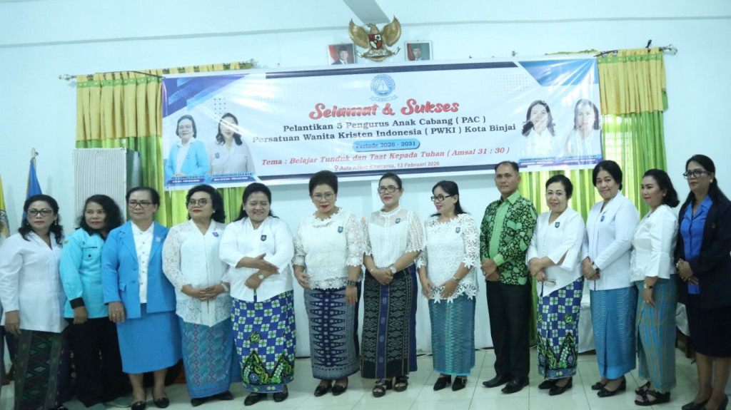 Pengurus PAC PWKI Lima Kecamatan di Kota Binjai Resmi Dilantik