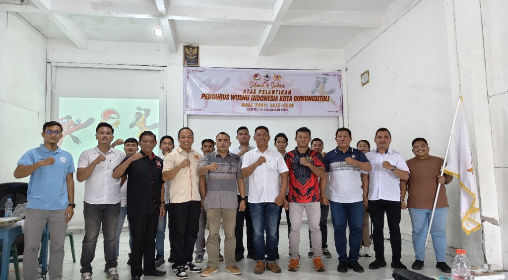 Pengurus Wushu Kota Gunungsitoli Dilantik, KONI Harap Bisa Telurkan Atlet Berprestasi