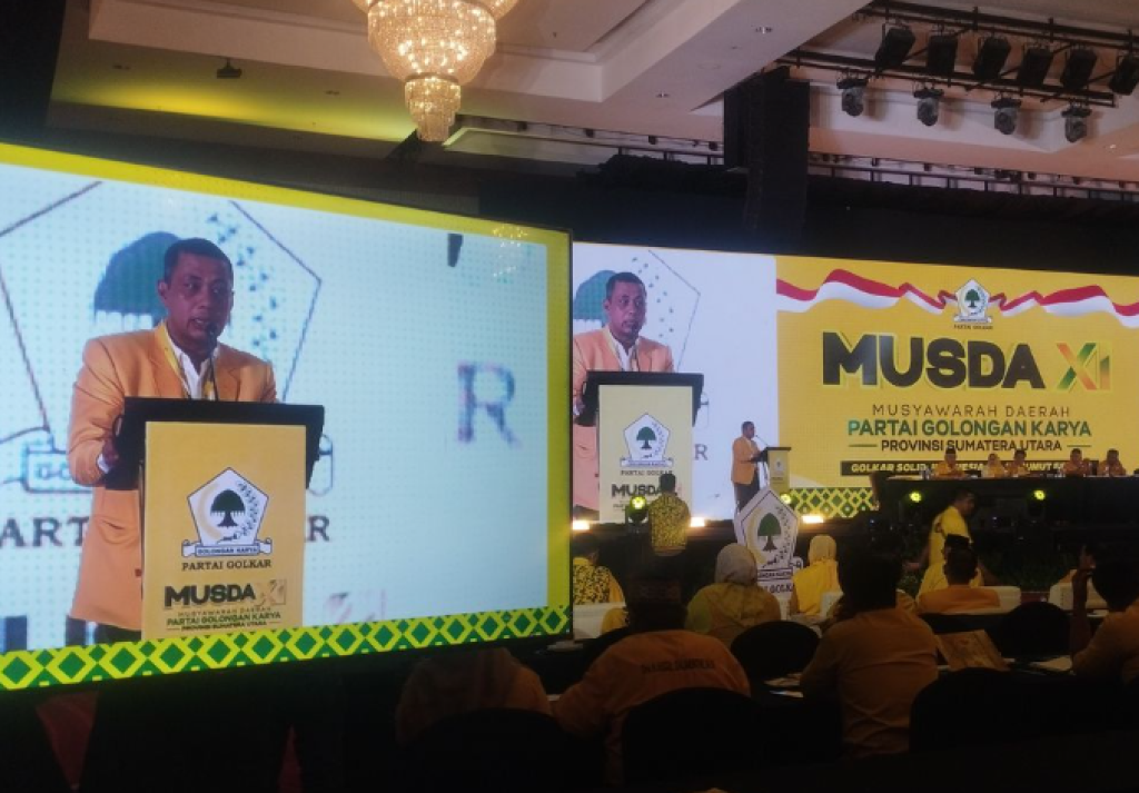 Penuhi Dukungan 30 Persen, Andar Amin Harahap Terpilih Sebagai Ketua Golkar Sumut