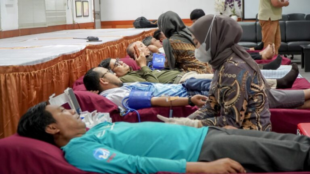 Peringati Bulan K3 Nasional, PLN UP3 Purwakarta Gelar Aksi Donor Darah Peduli Kemanusiaan