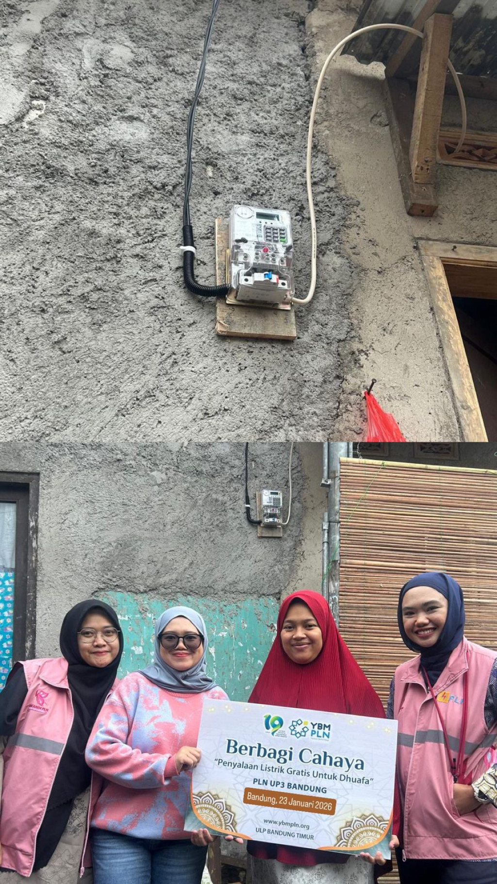 PLN Hadirkan Cahaya Harapan Lewat Program Berbagi Cahaya di Bandung Timur