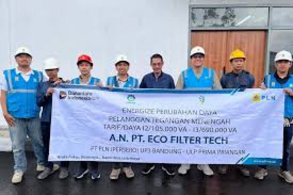 PLN UP3 Bandung Pastikan Keandalan Listrik untuk Operasional PT Eco Filter Tech Bandung