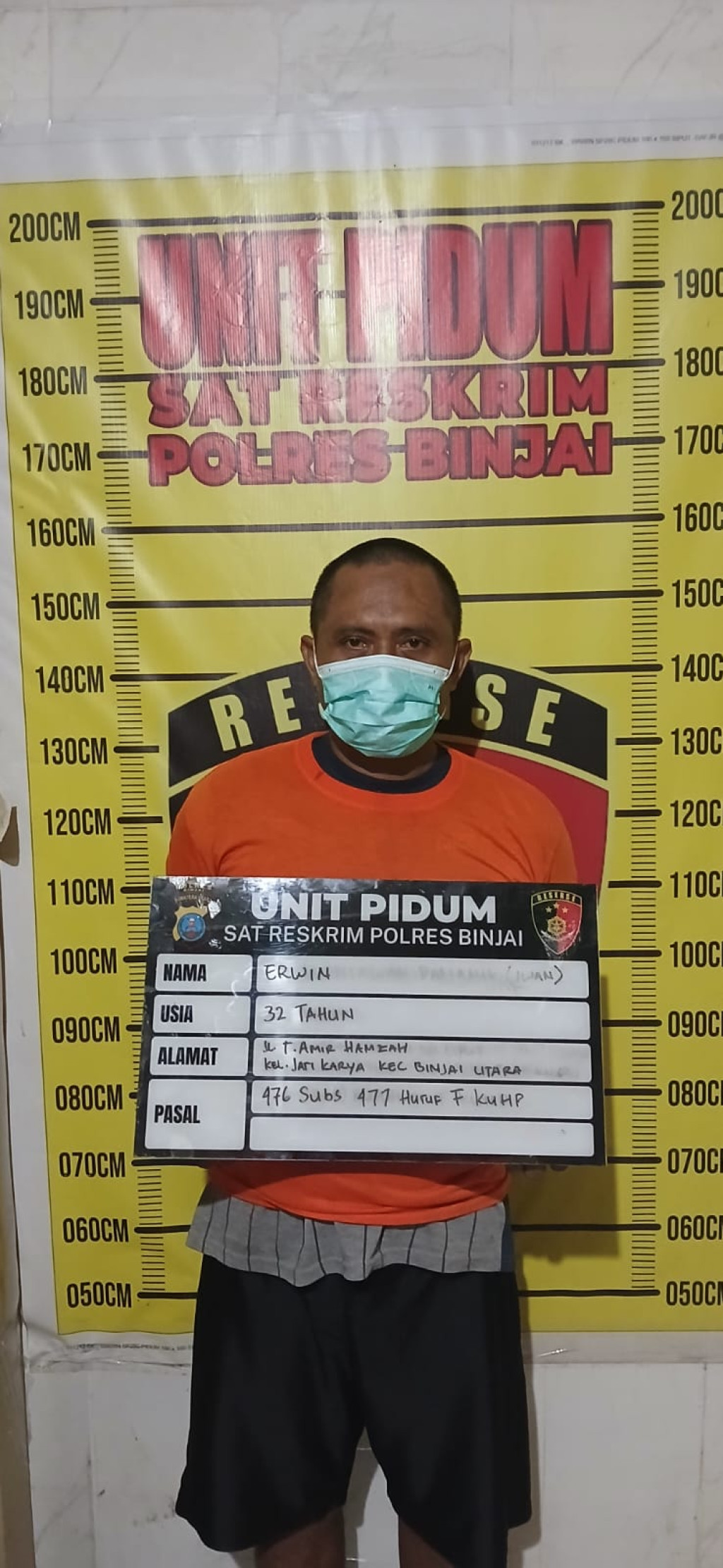 Polres Binjai Bekuk Pencuri Mesin AC Indomaret