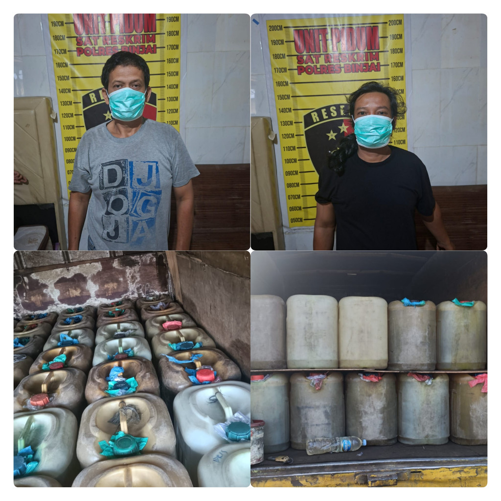 Polres Binjai Gagalkan Pengangkutan 2.695 Liter Minyak Tanah Ilegal