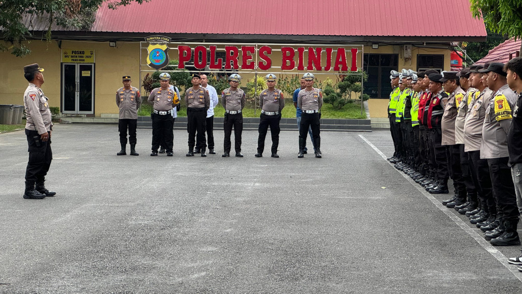 Polres Binjai Terjunkan Personil Amankan Perayaan Thaipusam ke - 146