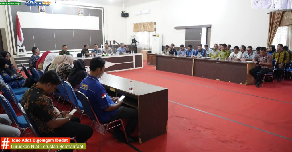 Rapat Rencana Kegiatan Ramadhan Fair Kabupaten Palas 1447 H / 2026 M