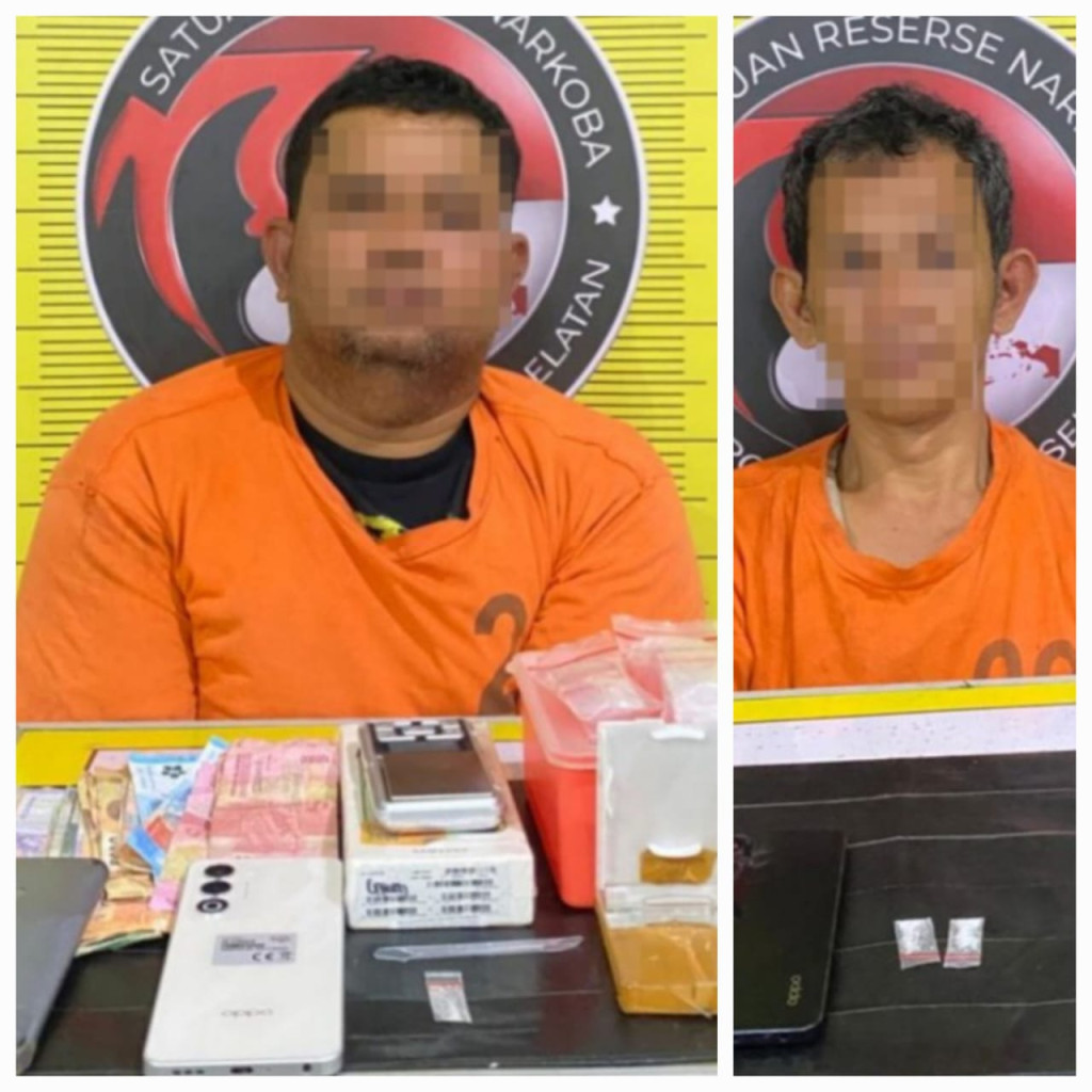 Sabu 0,21 Gram Terungkap di Padang Bolak, Dua Pria Ditangkap Satresnarkoba Polres Tapsel