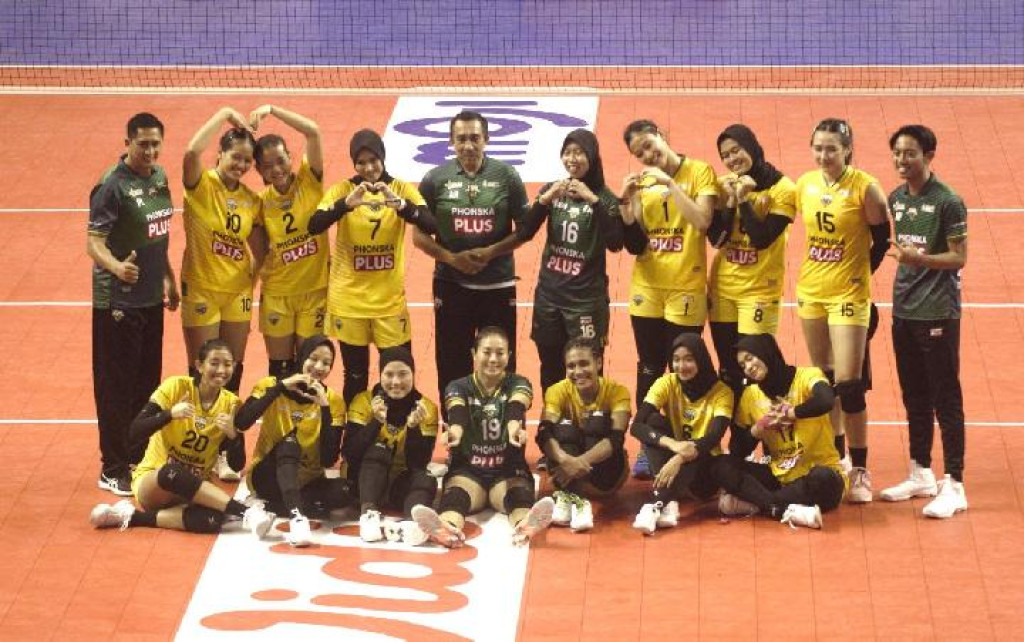 Sapu Bersih Laga Kandang, Gresik Phonska Makin Dekat Final Four Proliga 2026