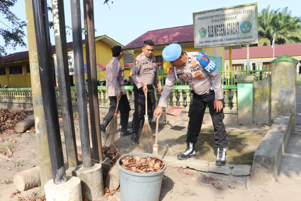 Sesuai Arahan Presiden RI, Polres Langkat Laksanakan Kurve di Sekolah SLB Stabat