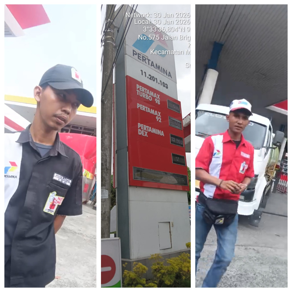 SPBU 11.201.103 Medan Diduga Biarkan Penyalahgunaan Solar Subsidi, Dijual ke Pelangsir dengan Modus Ganti Plat dan barcode
