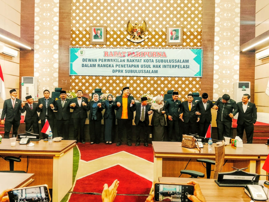 Tiga Fraksi DPRK Subulussalam Sepakat Gunakan Hak Interpelasi