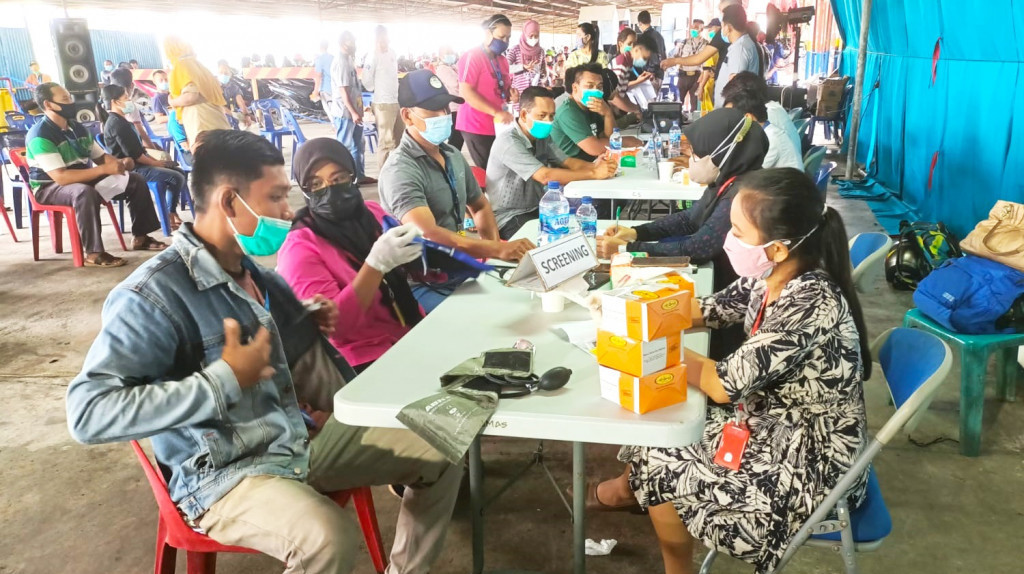 Bersama Pemkab Sergai, Regal Springs Indonesia Gelar Vaksinasi Booster Massal