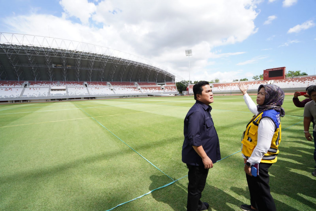 Erick Thohir Tinjau Stadion Gelora Sriwijaya Jakabaring: Kondisinya Baik dengan Sedikit Catatan