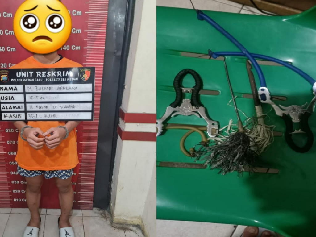 Pelaku Pemanah Remaja di Jalan Gatot Subroto Ditangkap Polsek Medan Baru