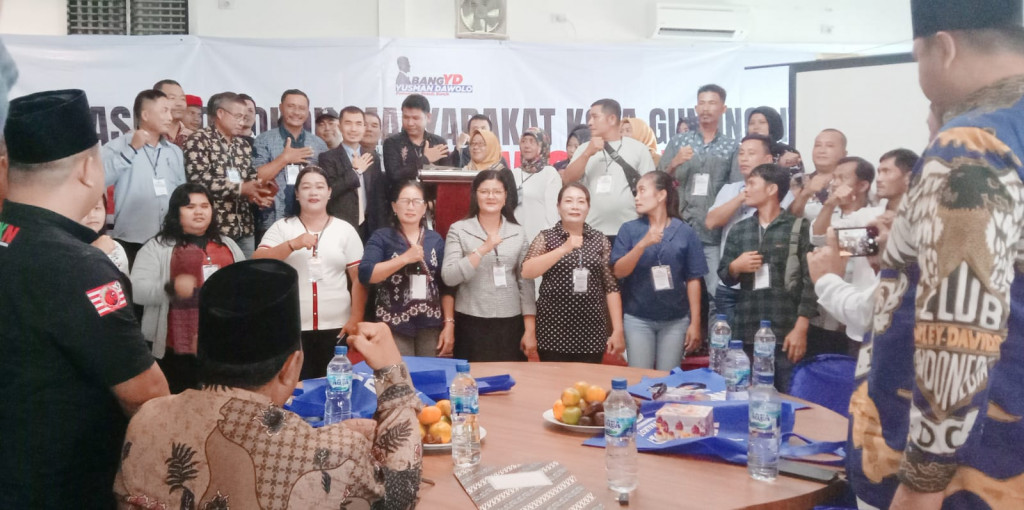 Yusman Dawolo Deklarasi Maju Calon Wali Kota Gunungsitoli, Tawarkan Program Buka Loker 40 Ribu Orang