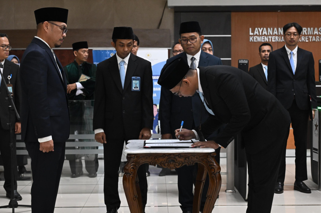 39 Pejabat Fungsional Dilantik, Kemensetneg Perkuat Kinerja Organisasi