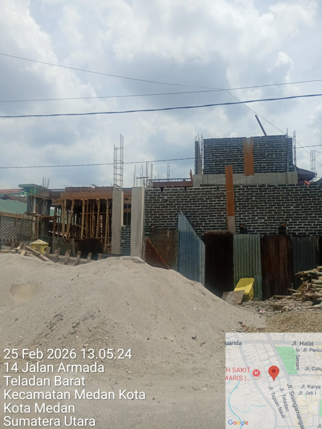 Bangunan Berlangsung Tanpa PBG di Jalan Armada Teladan Barat, Pemko Medan Disorot?