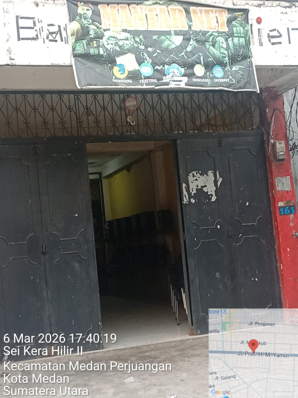 Belum Digerebek Polisi, Judol Modus Warnet di Jalan HM Yamin Medan Eksis Beroperasi