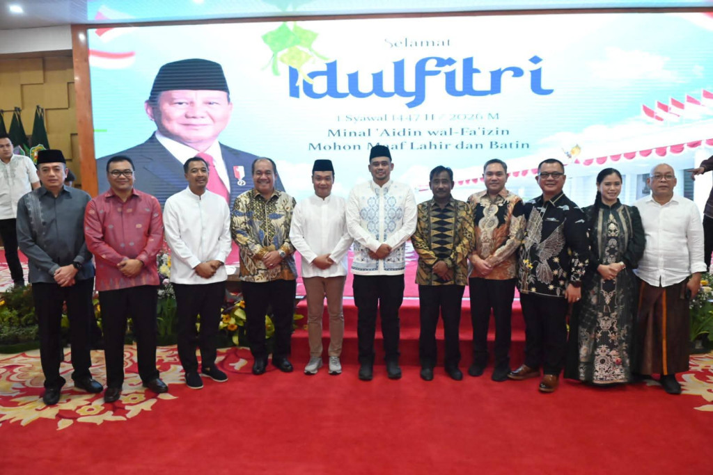 Bupati Humbahas Oloan P Nababan Hadiri Open House Gubsu, Hari Raya Idul Fitri 1447 H